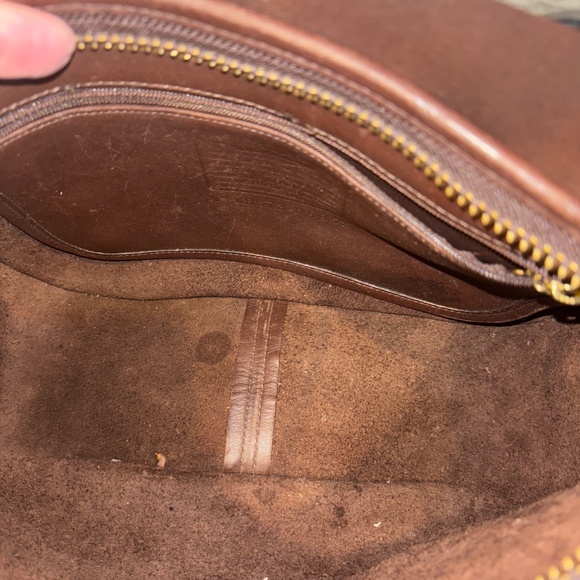 Vintage Y2K 90’s Coach 9951 Patricia’s Legacy Dark Brown Leather Handbag - Picture 7 of 9